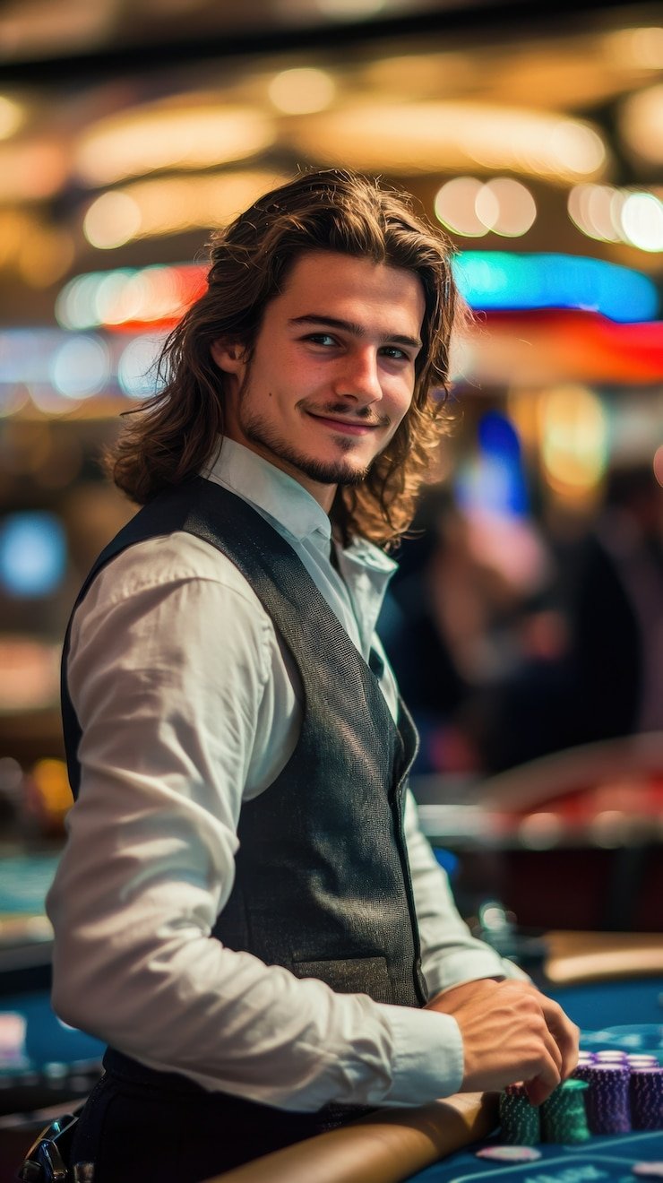 Antarmuka aplikasi mobile bidik8bet menampilkan meja live dealer dan opsi pembayaran