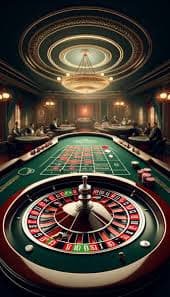 Studio Live Casino bidik8bet dengan dealer, meja permainan, dan kamera multi-sudut berkualitas HD